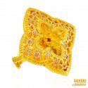 Click here to View - 22Kt Gold Two Tone Fancy Ring 