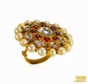22Kt Gold Kundan Ring - Click here to buy online - 1,570 only..