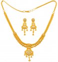 22K Gold Two Tone Set - Click here to buy online - 3,133 only..