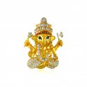 Gold Lord Ganesha 22 kt Pendant - Click here to buy online - 820 only..