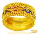 22kt Gold Meenakari Band - Click here to buy online - 803 only..
