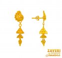 Jhumka Earrings 22K Gold  - Click here to buy online - 775 only..