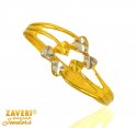 22 Karat Gold 2 Tone Ring - Click here to buy online - 268 only..