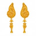 22KT Gold Traditional Earrings - Click here to buy online - 850 only..