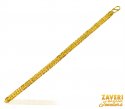 22 Kt Gold Mens Bracelet - Click here to buy online - 1,755 only..