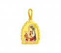 22Kt Gold Swaminarayan Pendant - Click here to buy online - 286 only..
