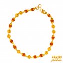 22 Karat Gold Rudraksh Bracelet - Click here to buy online - 856 only..
