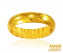 22k Gold Band with Simple Design - Click here to buy online - 135 only..