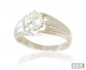 Click here to View - White Gold 18K Mens Ring With CZ 