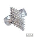 18K Diamond Shaped Signity Ring  - Click here to buy online - 545 only..