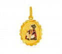 Gold Swami Narayan Pendant - Click here to buy online - 353 only..