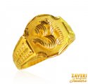 22kt Gold OM Mens Ring  - Click here to buy online - 497 only..