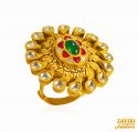 22Kt Gold Antique Ring - Click here to buy online - 1,394 only..