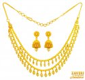 Click here to View - 22k Designer Necklace Set  