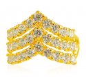 22kt Gold CZ Ring - Click here to buy online - 427 only..