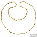 22k Fancy Gold Chain(16 inch) - Click here to buy online - 510 only..