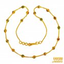 Click here to View - 22K Gold Fancy Chain 16 inches  