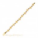 22K Gold Fancy Bracelet - Click here to buy online - 1,097 only..