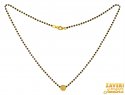 Indian mangalsutra (22k gold) - Click here to buy online - 564 only..