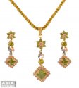 22K Gold Fancy Pendant Set - Click here to buy online - 1,469 only..