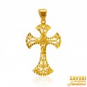 Click here to View - 22 Karat Gold Cross Pendant 