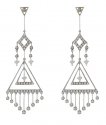 White Gold Fancy Earrings - Click here to buy online - 1,520 only..