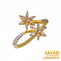 22Kt Gold CZ Fancy Ring - Click here to buy online - 1,049 only..