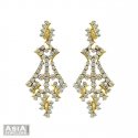 Click here to View - Gold Designer Diamond Earrings 