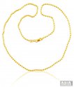 Click here to View - 22K Decent Gold Ball Chain   
