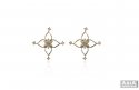 18k White Gold Earrings - Click here to buy online - 565 only..