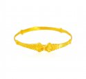 22K Gold Kids Kada 1 PC - Click here to buy online - 526 only..