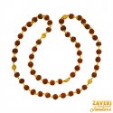 22 Kt Gold Rudraksh Mala - Click here to buy online - 2,620 only..
