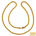 Click here to View - 22kt Gold Chain (18 Inchs) 