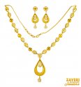22Karat Gold Necklace Set - Click here to buy online - 1,822 only..