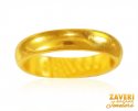 Click here to View - Mens Plain Band 22K Gold 