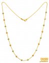 Click here to View - 22k Gold Fancy Beads Chain 