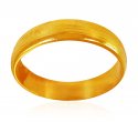 22KT Gold Plain Band - Click here to buy online - 536 only..