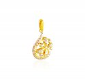 22K Gold Two Tone Pendant - Click here to buy online - 400 only..