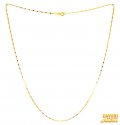 22Kt Gold Two Tone Fancy Chain - Click here to buy online - 607 only..
