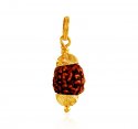 22 karat Gold Rudraksha Pendant - Click here to buy online - 440 only..