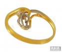 Gold Two Tone Ring - Click here to buy online - 177 only..