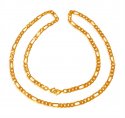 Click here to View - 22Kt Gold Figaro Chain  