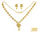 22Karat Gold Necklace Set - Click here to buy online - 1,819 only..
