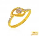 22Kt Gold Ladies Signity Ring - Click here to buy online - 299 only..