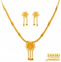 Click here to View - 22kt Gold Necklace Set 
