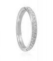 White Gold 18K Diamond Band - Click here to buy online - 927 only..