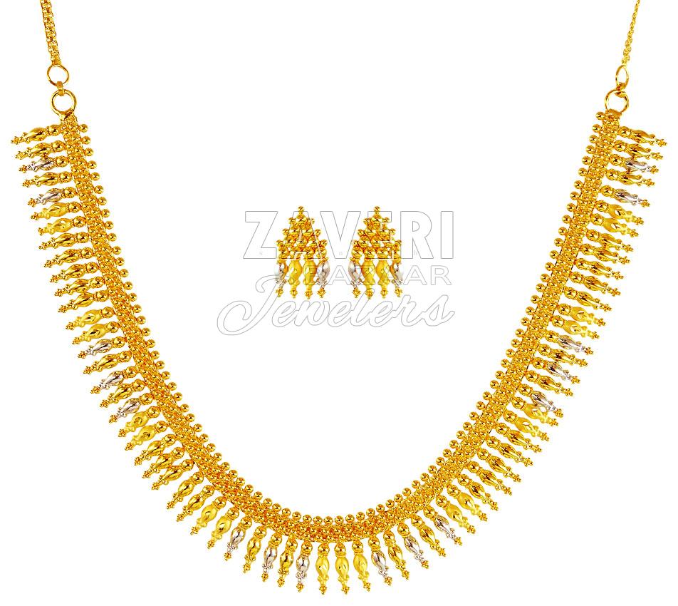 22K Gold Mullamottu Mala