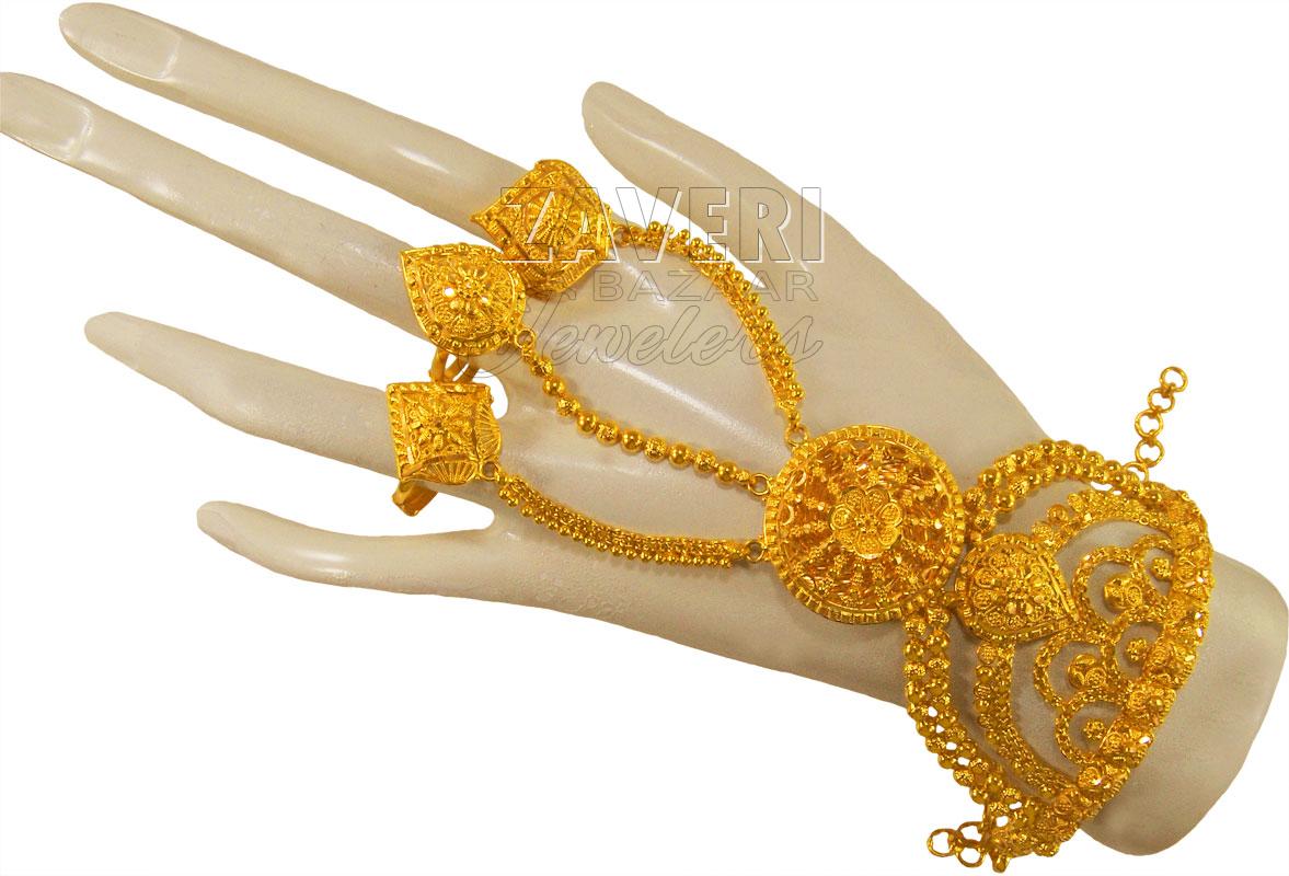 22kt Gold Designer Hand Panja