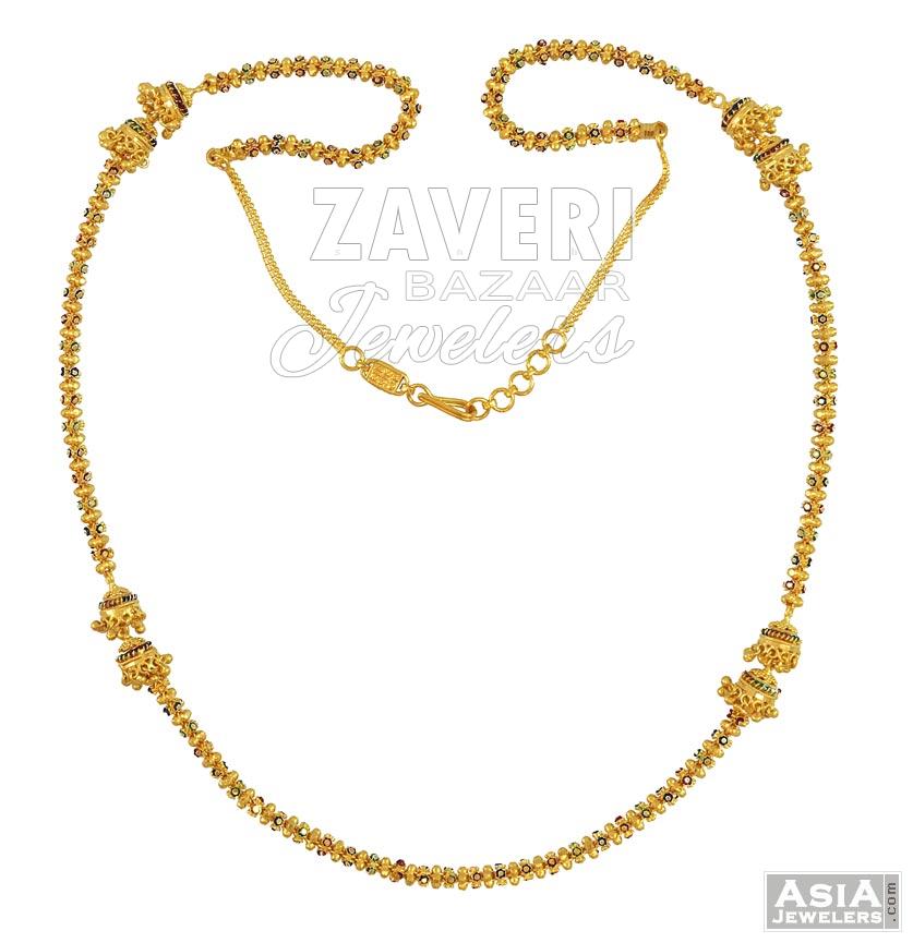 22Kt Gold  Fancy  Long Chain 