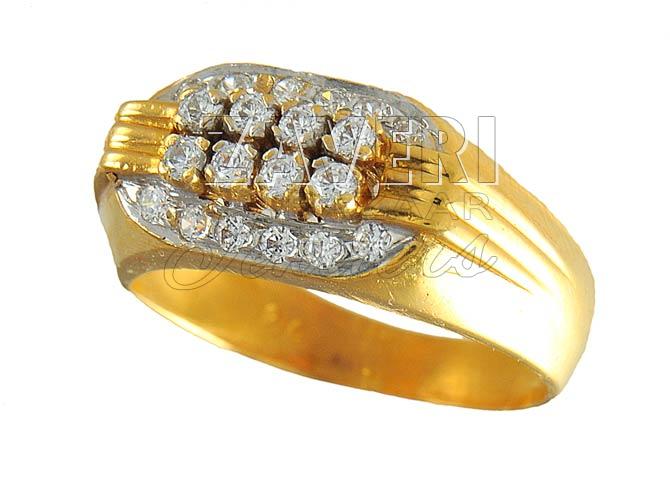 22K Gold Mens Ring